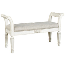 Button Tufted LeBlanc Accent Bench